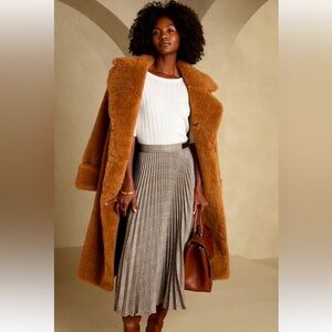 NWT Banana Republic Jacki pleated skirt size 16